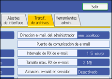 Ilustración del panel de operaciones
