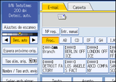 Ilustración del panel de operaciones