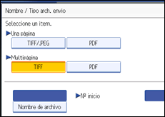 Ilustración del panel de operaciones