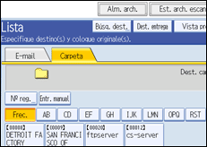 Ilustración del panel de operaciones