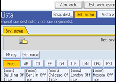 Ilustración del panel de operaciones