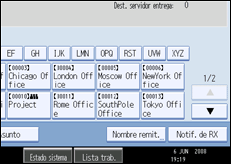 Ilustración del panel de operaciones