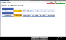 Ilustración del panel de operaciones