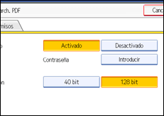 Ilustración del panel de operaciones