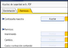 Ilustración del panel de operaciones