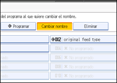 Ilustración del panel de operaciones