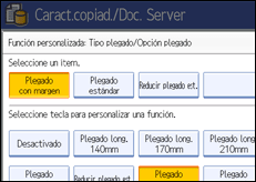 Ilustración del panel de operaciones