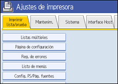 Ilustración del panel de operaciones