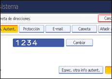 Ilustración del panel de operaciones