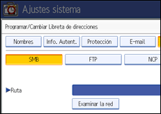 Ilustración del panel de operaciones