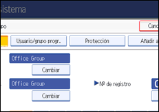 Ilustración del panel de operaciones