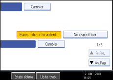 Ilustración del panel de operaciones