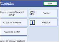 Ilustración del panel de operaciones