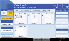 Schermafbeelding bedieningspaneel