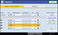 Schermafbeelding bedieningspaneel