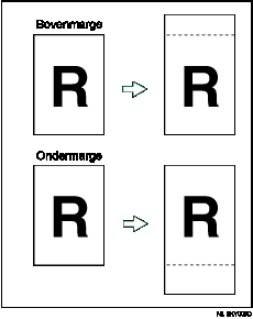 Illustratie van Marge aanpassing