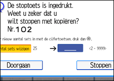 Schermafbeelding bedieningspaneel