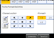 Schermafbeelding bedieningspaneel