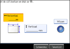 Schermafbeelding bedieningspaneel