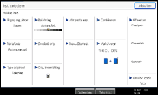 Schermafbeelding bedieningspaneel