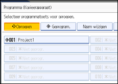 Schermafbeelding bedieningspaneel