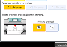 Schermafbeelding bedieningspaneel