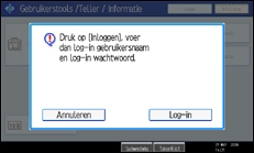 Schermafbeelding Bedieningspaneel