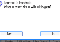 Schermafbeelding Bedieningspaneel