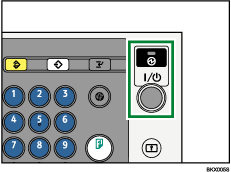 Afbeelding van de bedrijfsschakelaar