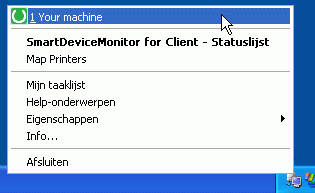Illustratie applicatiescherm