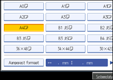 Illustratie scherm bedieningspaneel
