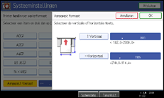Illustratie scherm bedieningspaneel