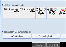 Illustratie scherm bedieningspaneel