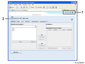 Genummerde callout-illustratie schermillustratie bedieningspaneel
