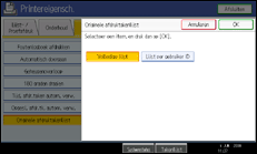 Illustratie scherm bedieningspaneel