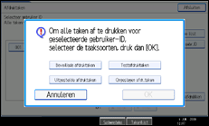 Illustratie scherm bedieningspaneel