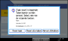 Illustratie scherm bedieningspaneel