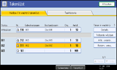 Illustratie scherm bedieningspaneel
