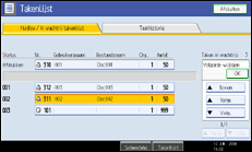 Illustratie scherm bedieningspaneel