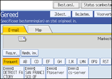 Schermafbeelding Bedieningspaneel