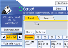 Schermafbeelding Bedieningspaneel
