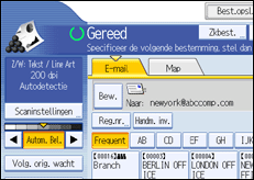 Schermafbeelding Bedieningspaneel