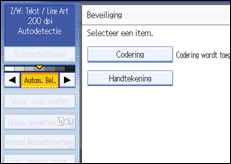 Schermafbeelding Bedieningspaneel