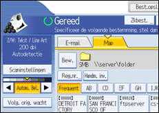 Schermafbeelding Bedieningspaneel