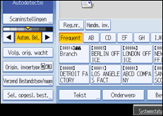 Schermafbeelding Bedieningspaneel
