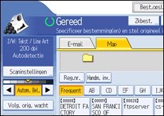 Schermafbeelding Bedieningspaneel