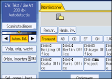 Schermafbeelding Bedieningspaneel