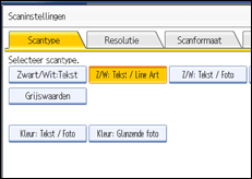 Schermafbeelding Bedieningspaneel
