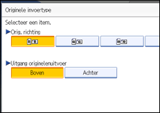 Schermafbeelding Bedieningspaneel