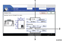 Genummerde oproepafbeelding schermafbeelding bedieningspaneel